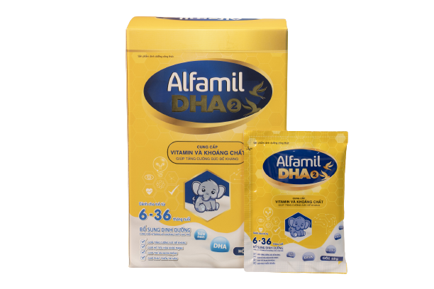 Sữa non tổ yến Alfamil DHA 2 cho trẻ từ 6 – 36 tháng tuổi